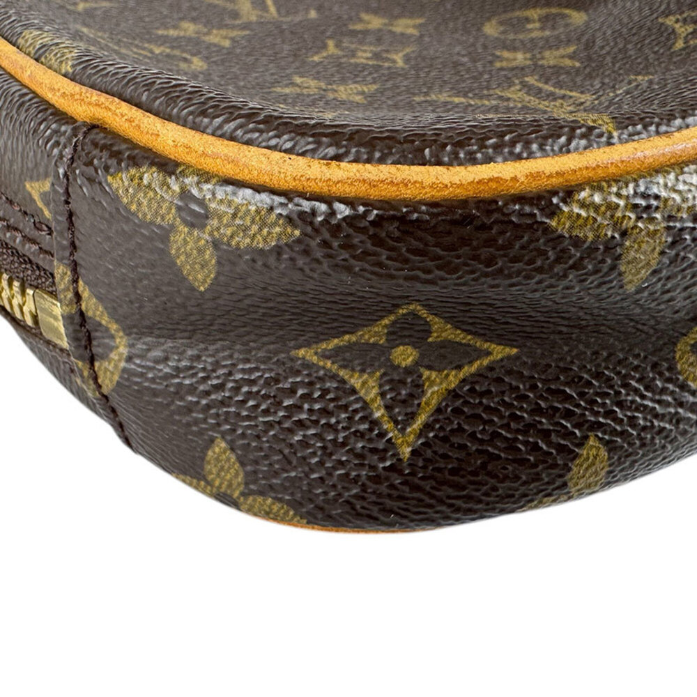 LOUIS VUITTON Brown Monogram Canvas Pochette Hobo Bag - Picture 8 of 13